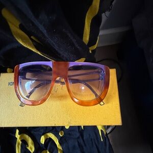 Fendi Purple and Orange Sunglasses